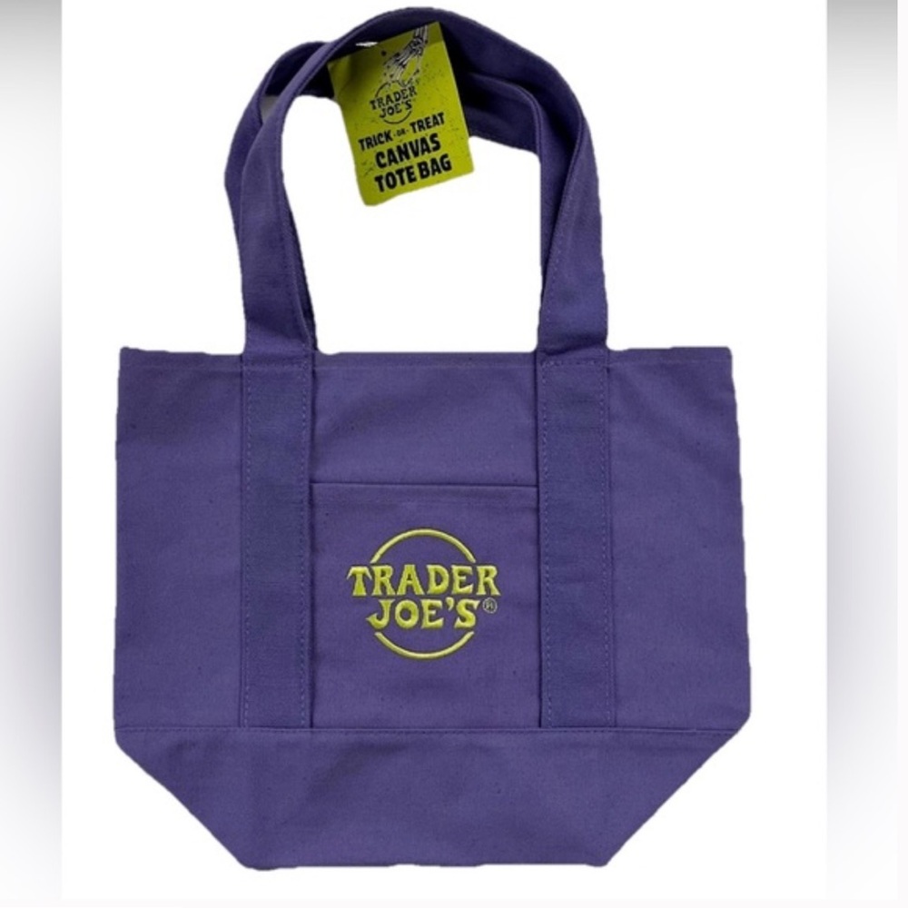 Trader Joe's Purple Mini Tote Bag